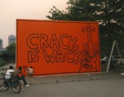 manufactoriel:  Crack is wack, Harlem (1986), by Keith Haring