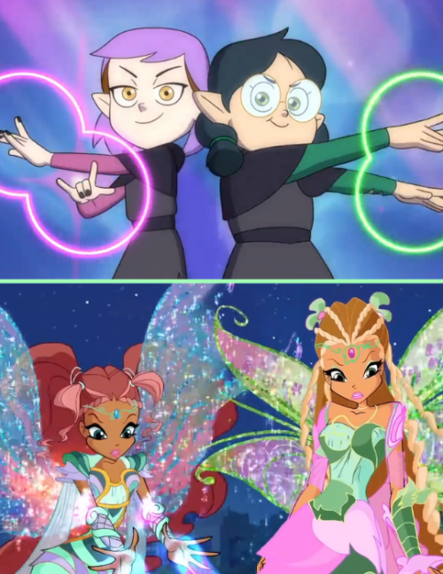 The Owl House Winx Club transformations! 