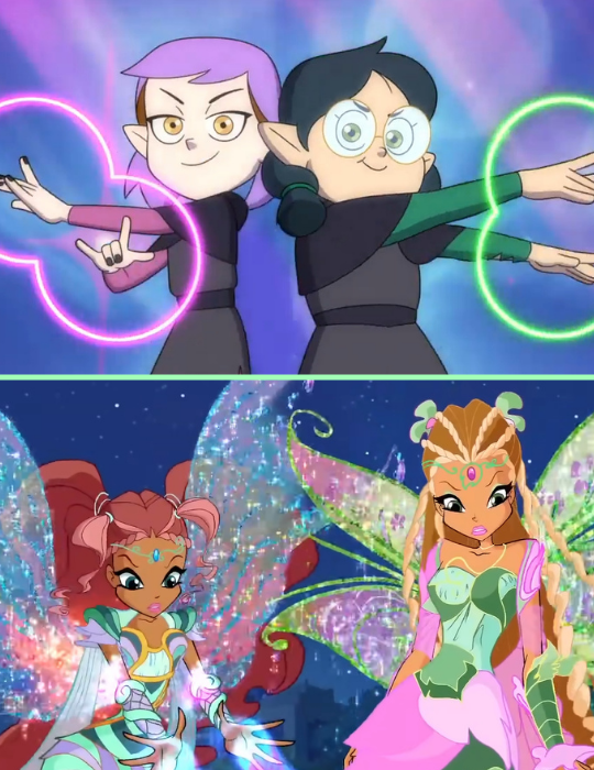 All Things Fun — The Owl House 🦉 x Winx Club 👸🏼 parallels