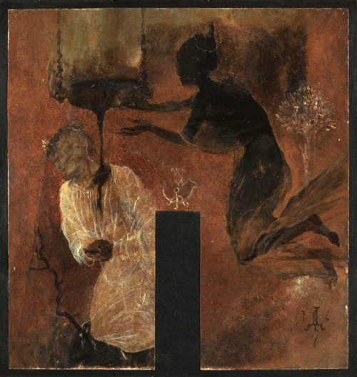 denisforkas:  Between Two Worlds (study for a recurring dream of ichor baptism fashioned as a p