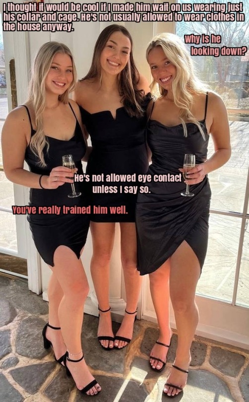 Having Girlfriends Round For Drinks: Time To Show Your Boy Off.