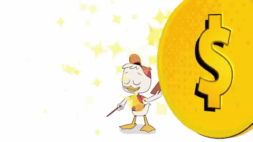 Animación para Disney Wand Id de Ducktales. Hecha para 2veinte