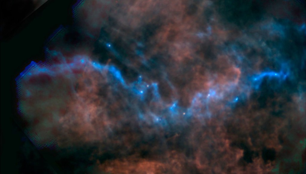 Herschel reveals a ribbon of future stars by europeanspaceagency