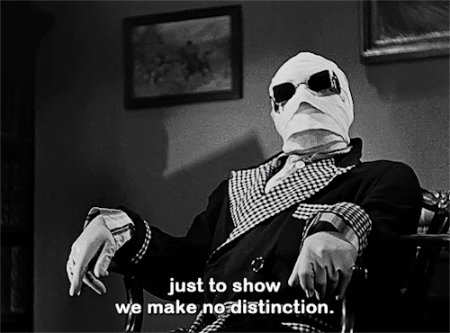 horrorgifs:THE INVISIBLE MAN (1933) dir. James Whale