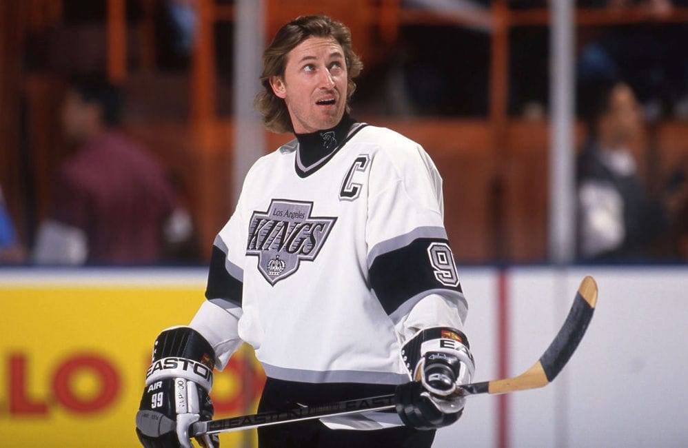 Wayne Gretzky Los Angeles Kings Adidas Authentic Home NHL Vintage Hock