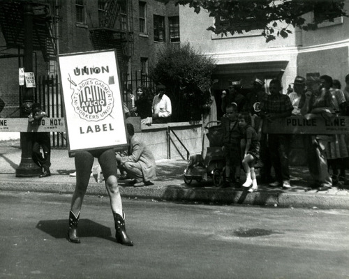 nyhistory:Members of the International Ladies’ GarmentWorkers’ Union marched in Labor Day parades in