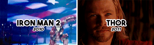 papertownsy:The first Iron Man was released May 2nd 2008. The MCU is 10 years old today. Avengers: I