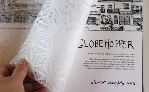 GLOBEHOPPER / catalog August 2013 Flexible hardcover catalog I made for a few high-level backers of 