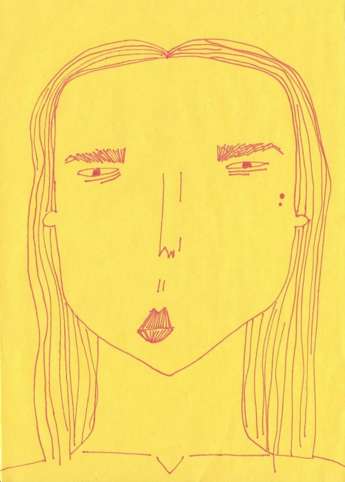 night-rooms:  drawings on yellow paper from ages ago