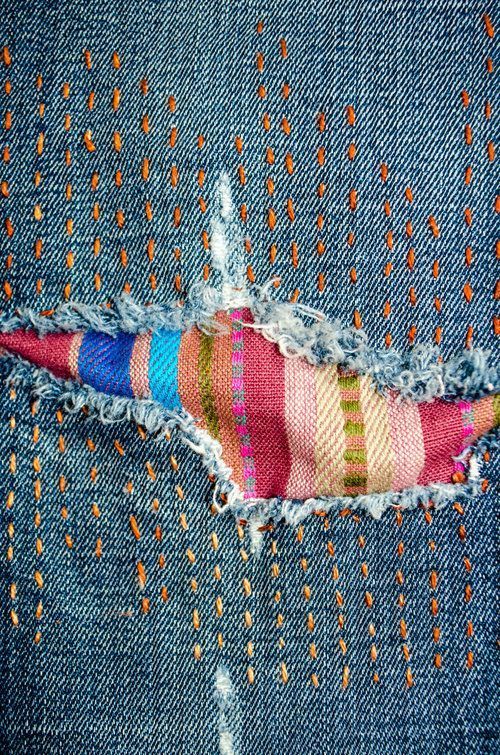 Ye Big Ole Jeans Mending Inspo Post