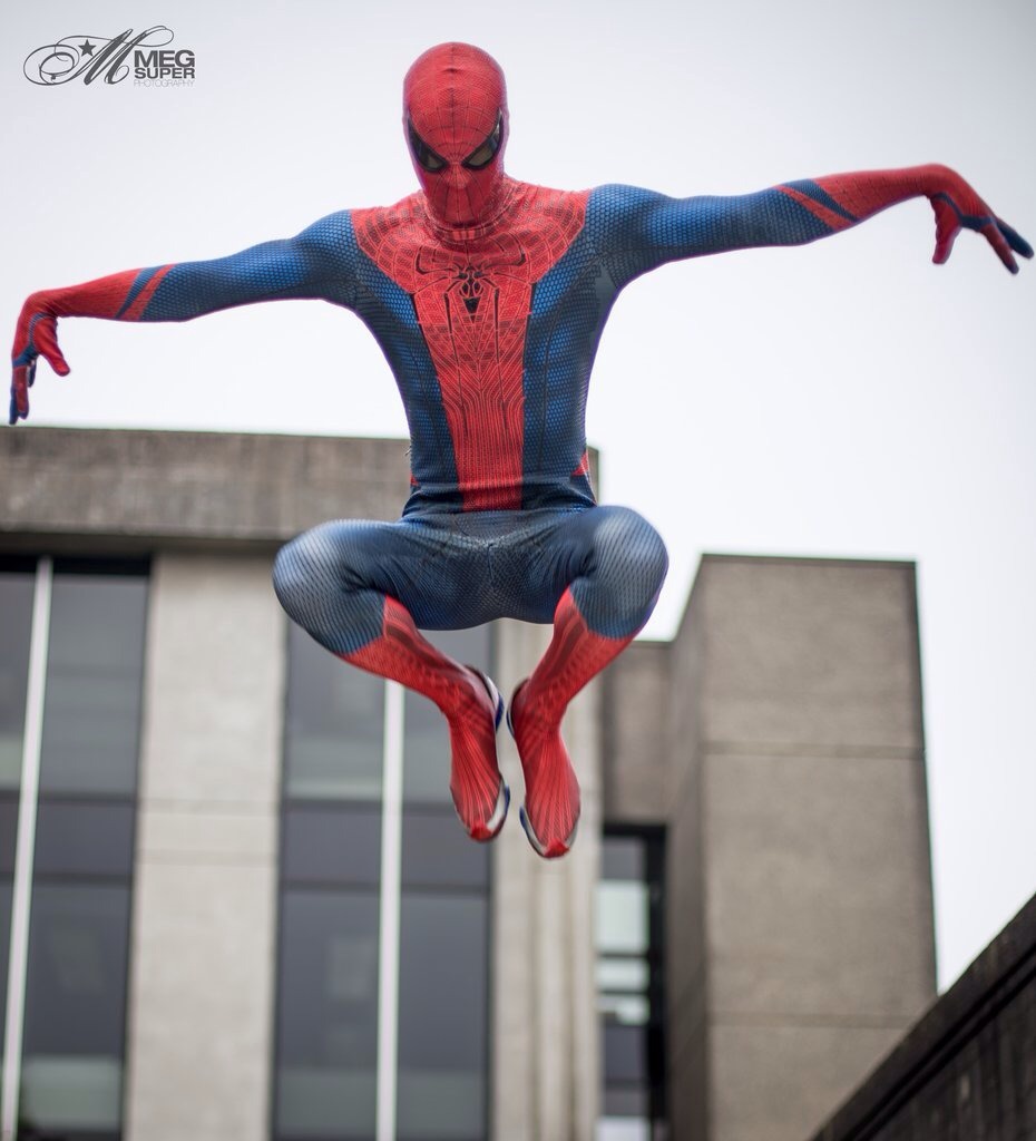 Who doesn&rsquo;t love spider-man!  Here&rsquo;s a video of the lycra spandex