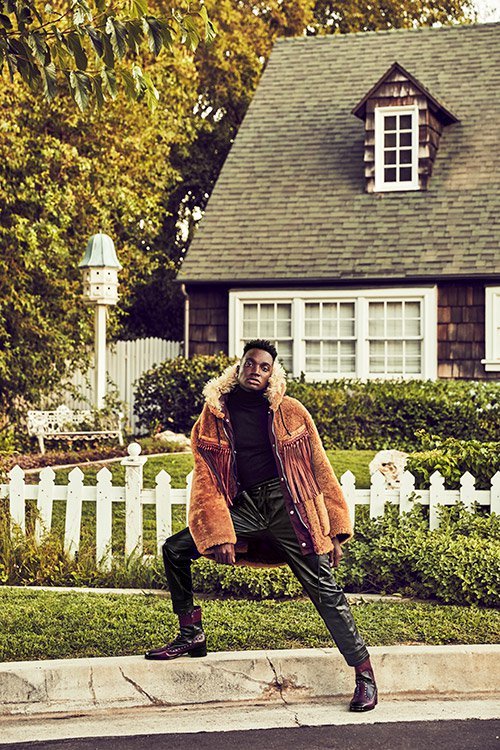 Rickey Thompson Wears High Designers For Out Magazine 2018.