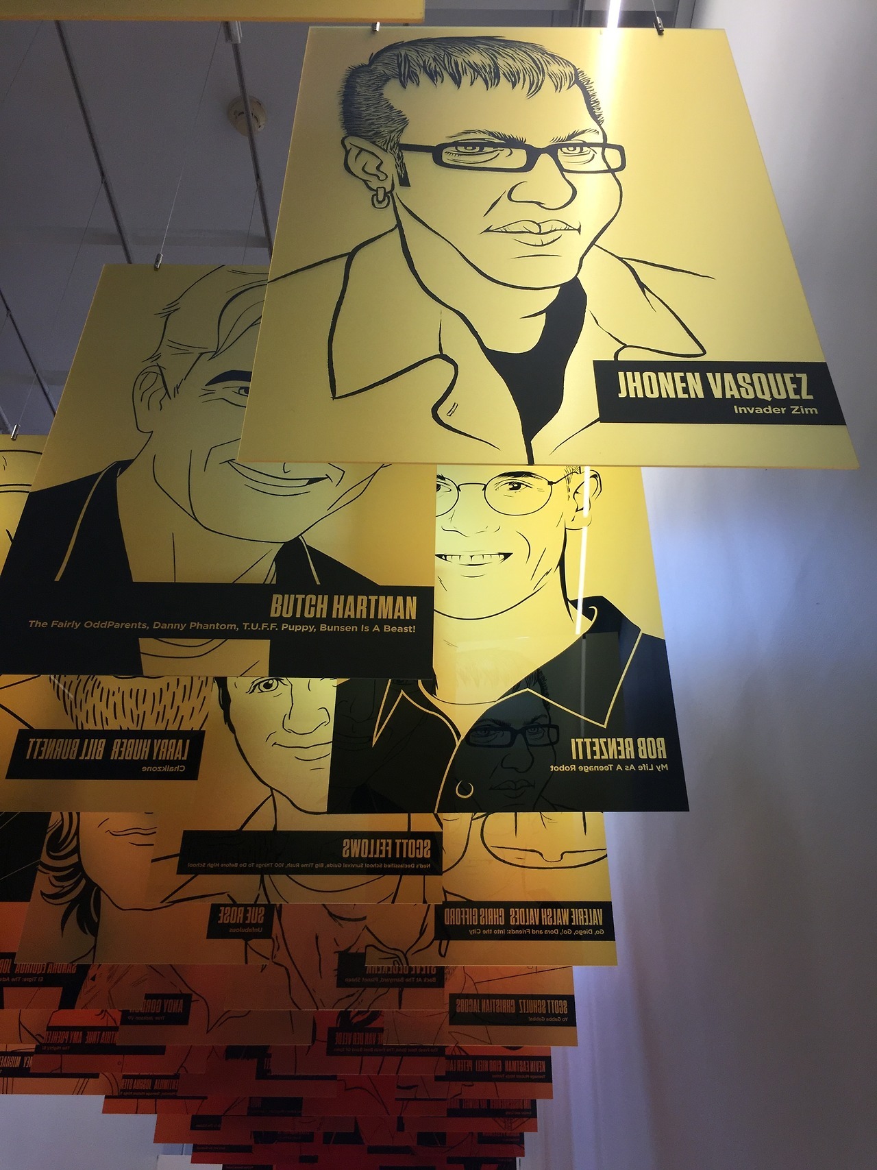 thesplatofficial: nickanimationstudio:  The new Creator Hall at Nick Burbank pays