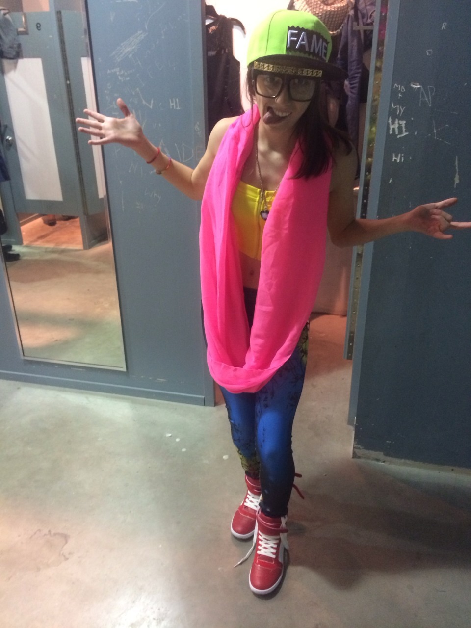 sheisbeautifulinsanity:  Spent the day trying on the most ridiculous clothes at the
