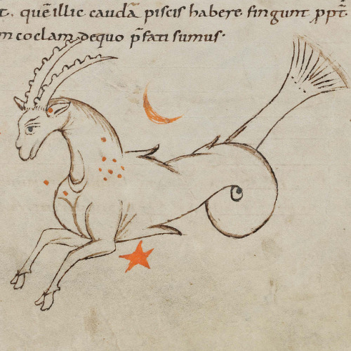 Zodiac sign of CAPRICORN in a 9th century manuscript on Flickr. The zodiac sign of CAPRICORN is asso