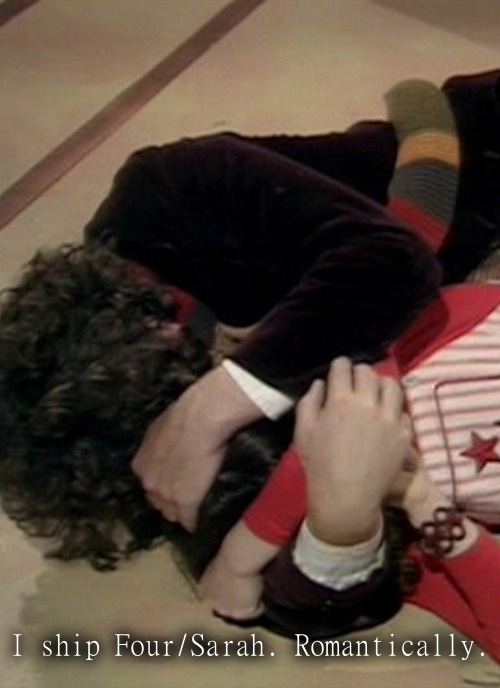 Cant You Tell What Is One Of My Favorite OTPs?Can You? Its Four/Sarah Jane!