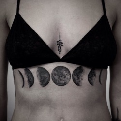 devilsdaughtertattoo:  Phases of the moon