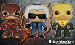 entertainmentearth:  Zoom! There goes three new brand new Funko Pop! Vinyls from The CW’s hit show, The Flash! Check them out before they speed away! » Order Now from Entertainment Earth!