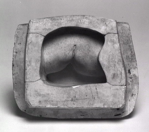 performativerelics:  Marcel Duchamp - Moule à pièces pour Feuille de vigne femelle