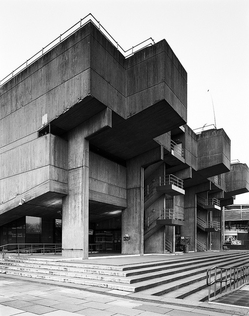 architecturepastebook:  Geometry + Geology: Brunel University Lecture Centre by Daniel