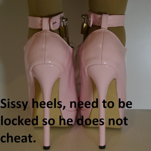 sissybabyangelica: All sissies should be made to wear heels even little sissy babies.All I need now 