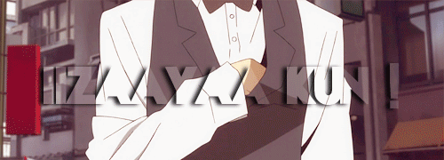  "Hey, Shizuo definitely loves Izaya, doesn't he?"   Happy birthday Rafs!