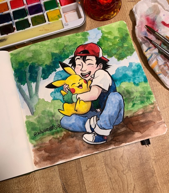 wingedelfgirl:Twitter told me that Ash and Pikachu won’t be on the Pokemon show anymore, and even though I haven’t been watching since about 2001 that sure got me in the feelings!Pokemon’s a thing that I have been able to connect with people of