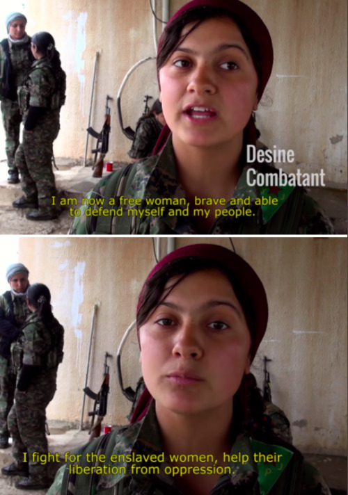 blackmagicalgirlmisandry:YPJ Kurdish Female Fighters: A Day in Syria (x)