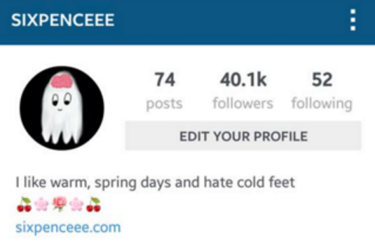 sixpenceee:  I had another let’s talk moments on my instagram with my followers.
