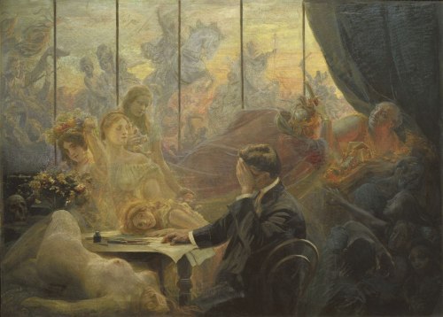 fleurdulys: The Artist’s Dream - Emil Holarek ~1900