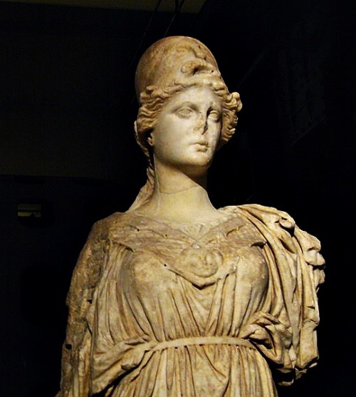 fuckindiva: Athena of Castro Pretorio, Hellenistic statue (mid 3rd century BC) based on 6th century 