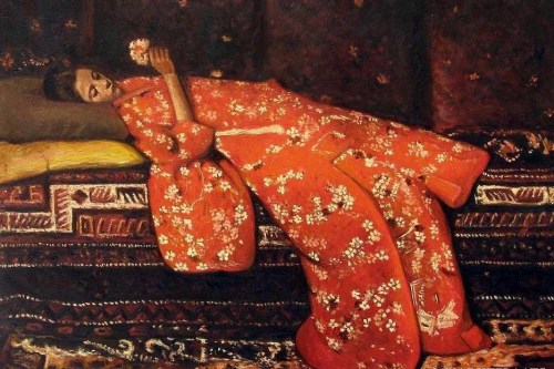 &ldquo;Girl in a Red Kimono&rdquo; by George Hendrik Breitner,1894