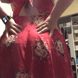 submissivemaiden5:  submissivemaiden5:  My cute new summer dress ☺️  Bringin the booty back…