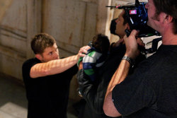 saucynewf:  Jensen BTS of Two and a Half