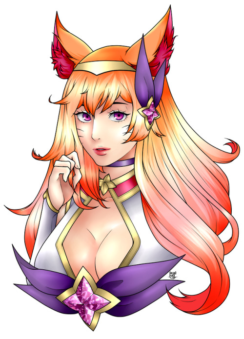 hey i’m alive :) sg ahri bust i did for my bf ❤