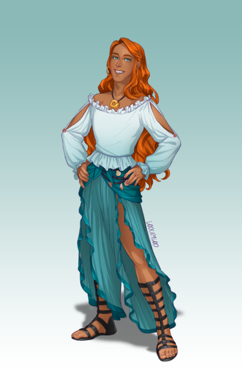 looceyloo: Radish the druid, for @dnd-homebrew5e !I am jealous of his pants &gt;:O