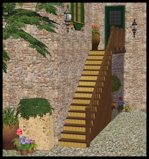 If you wanted my remade Casaslindas Numenor Wooden Stair recolor I posted about earlier, it seems th