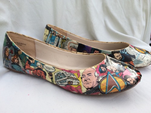 STAR TREK TNG SIZE 9 BALLET FLATSON SALE NOWDespite what our name says, we don’t just make superhero