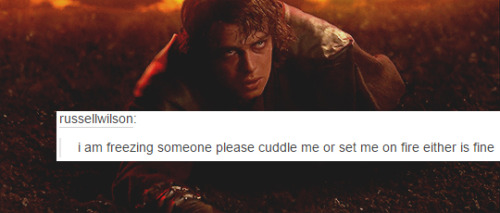 imaginaryanon:  anakin skywalker + tumblr text posts, part 1 