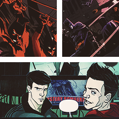 red&ndash;hood:  BROTP:Tim Drake &amp; Dick Grayson 