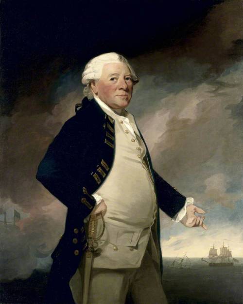 Vice-Admiral Sir Hyde Parker (1714–1782), George Romney