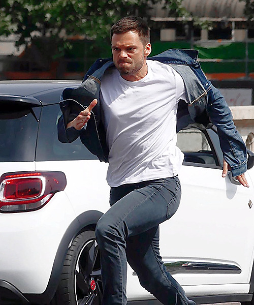 At the set of &ldquo;355&rdquo; on July 16, 2019 in Paris.