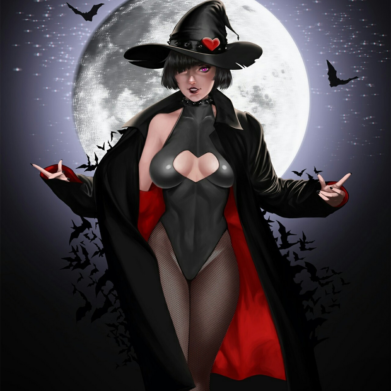 botslimart:  Halloween #art #artwork #girl #cool #cute #sexy #halloween #dark #winter