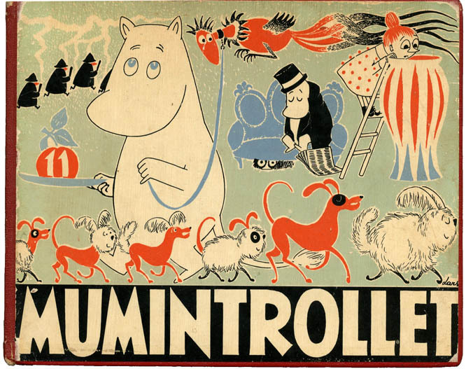design-is-fine:  Tove Jansson, picture book series Mumintrollet, Moomin trolls, 4/1958-21/1974.