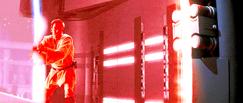 wombat-annihilator:  ewan-mcgregor:  Obi-Wan + spinning/twirling his lightsaber  