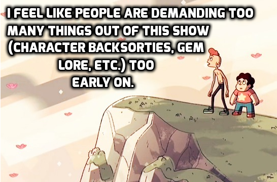 steven-universe-confessions:  I think they’re doing that because the show was created