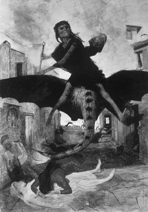 The Plague by Arnold Bocklin, c.1898.