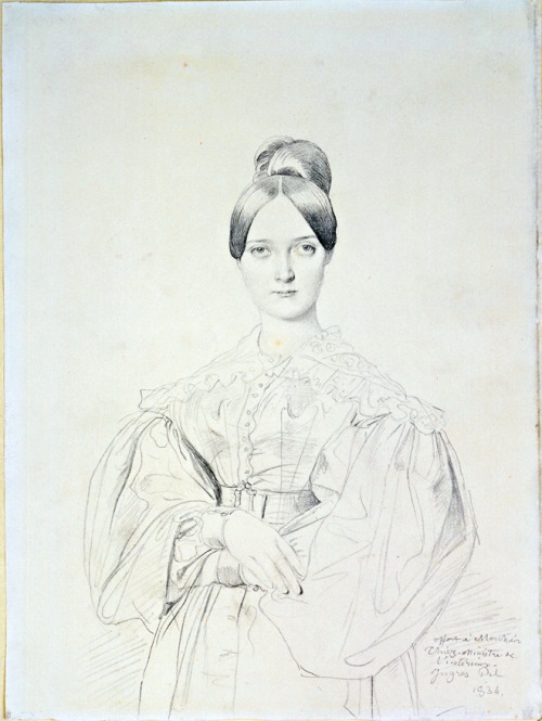 Portrait of Madame ThiersJean-Auguste-Dominique Ingres (French; 1780–1867)1834Graphite pencilAllen M