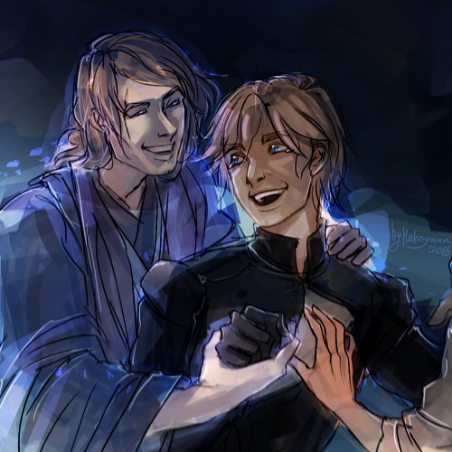 makoyanastryingtodraw:I simply wanted something cute about Episode VI′s final scene and then t