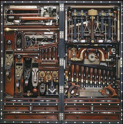 Henry O. Studley, tool chest holding around 300 tools; made of…